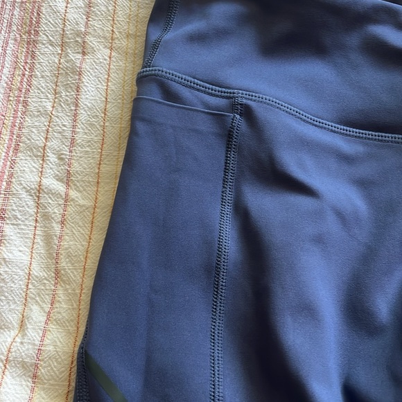Athletic Capris — NWT, Smokey Blue, Medium - Picture 3 of 6